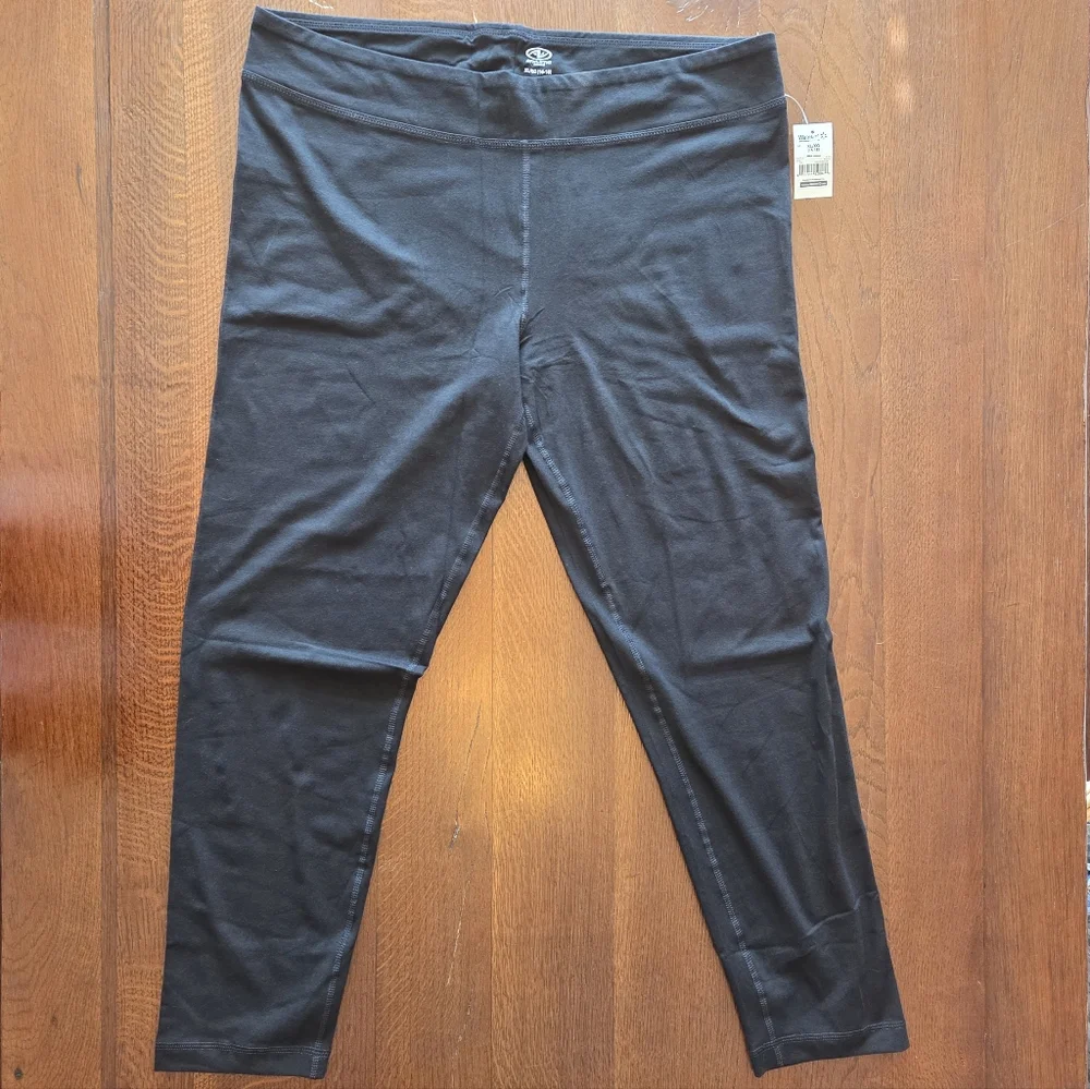 Athletic Works Womens XL Black Leggings Ankle Length - Picture 3 of 4